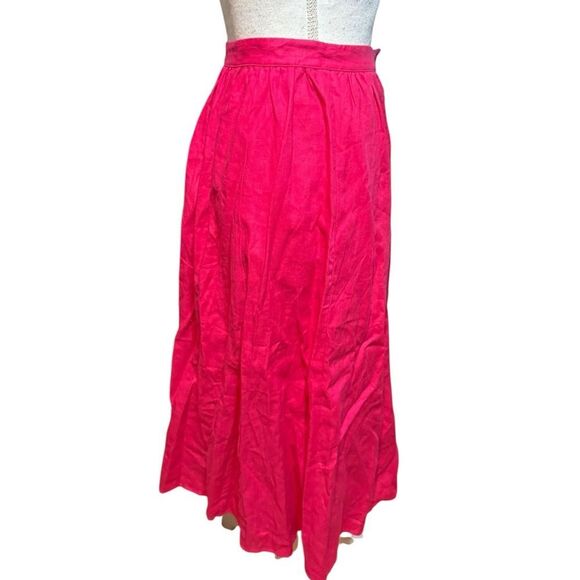 NWOT Reformation Orzo Pink Linen Skirt size 0 - Picture 3 of 6
